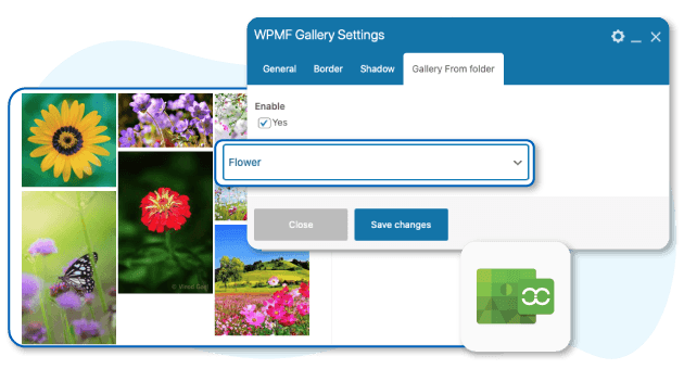 Create media gallery from folder in WPBakery 