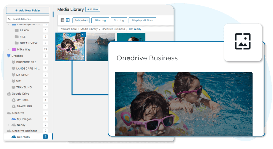 OneDrive Business Media Integration In WordPress Content