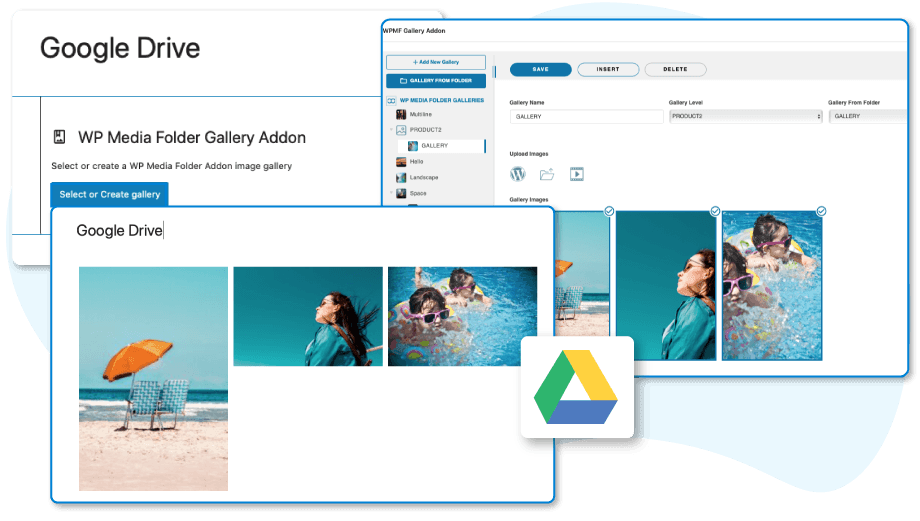Use Google Drive Image to Create Galleries Including in Gutenberg