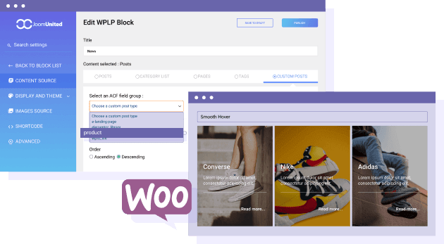 Tipos de postagem personalizados do WordPress e integração com WooCommerce