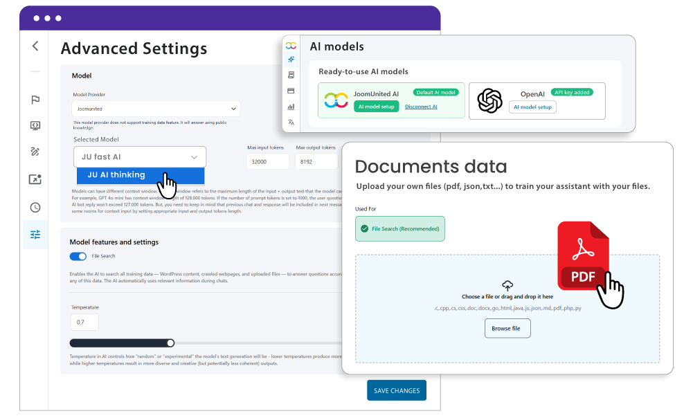 用您的WordPress数据训练助手