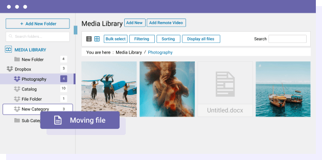 Pindahkan media dari WordPress ke Dropbox