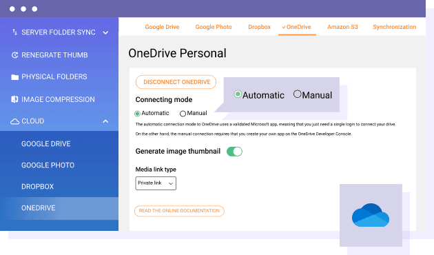 Hoe eenvoudig de OneDrive Personal verbinden met de mediabibliotheek?