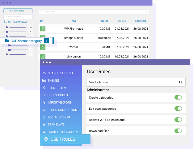 Administrer en personlig fildatabase