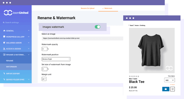 Apply watermark on your WooCommerce pictures