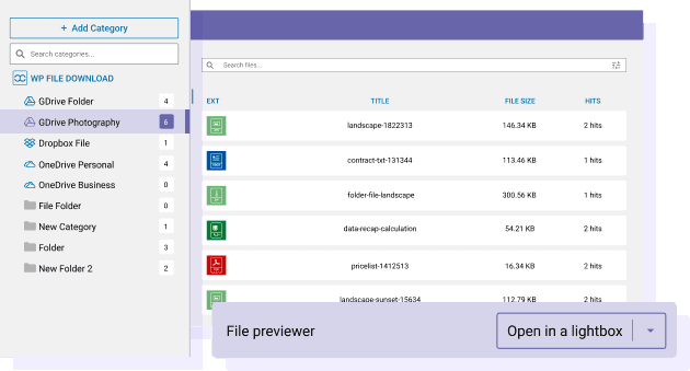 File previewer for cloud files