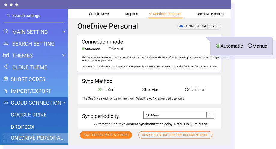 Como conectar facilmente o WordPress ao OneDrive Personal?