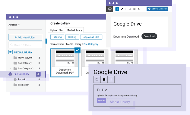 Embed PDF from Google Drive files In WordPress content