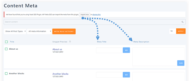 Complemento WP Meta SEO vs Yoast SEO