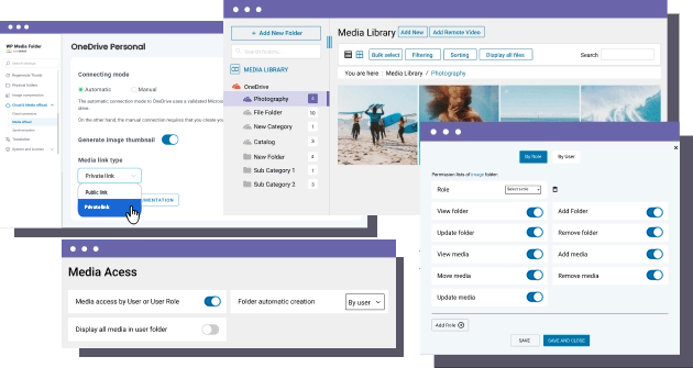 Control OneDrive Personal media access