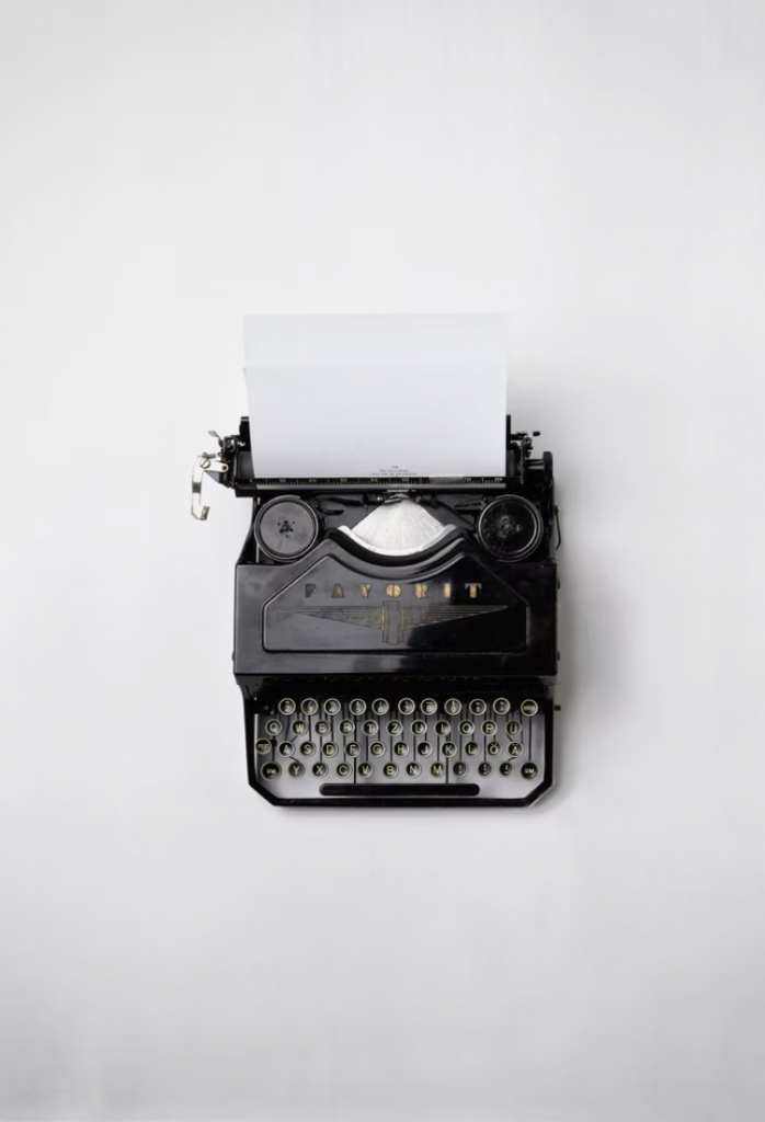 Typewritter With Print Paper