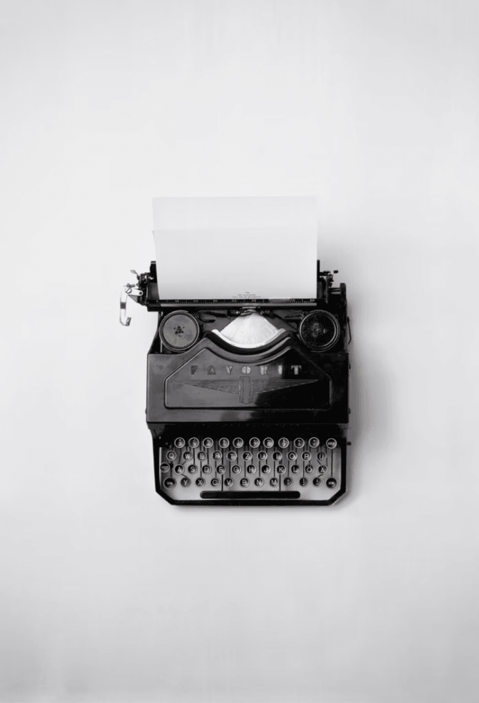 Typewritter With Print Paper